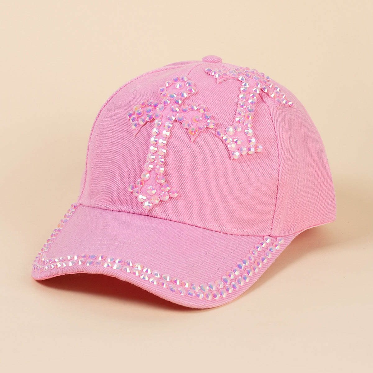 Wholesale Cotton Rhinestone Baseball Caps